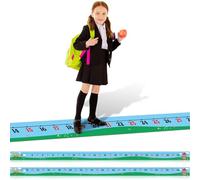 Nuanchu 2 Pcs Kids Number Line Mats 0-30 31-60 Number Mats 22 ft x 12 Inch Educational Tools Back to School for Kids Home School Classroom Math Learning(Grassland)