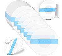 Nuanchu 48 Pcs Waterproof Sensor Covers Compatible with Libre 3 Freestyle Libre 3 Plus, Transparent Cgm Adhesive Patches, Glucose Monitor Protector Long Lasting Without Hole(Blue)