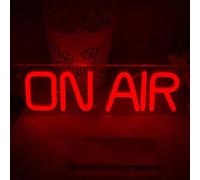 Nuanchu on Air Sign USB Operated Neon Light up Air Sign Wall Hanging LED Signs for Office Shop Restaurant Bar Garage Storefront Wall Decor(Red)