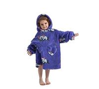 NUANHOM Wearable Blanket Hoodie for Kids Toddlers Super Warm Cozy Oversized Hooded Blanket Sweatshirt with Pocket for Little Girls Boys