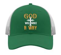 Nuanua God Will Make A Way Christian Quote Baseball Cap Cool Dad Hat for Men Women Gift for Family
