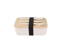 NuanYi Eco-Friendly Wheat Straw Wooden bento Box Bamboo bento Lunch Box for Kids and Adults