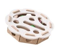 NuanZHIY Decorative Cats SelfTeasing Box Puzzle Toy with Bells Ball Kittens Cognitive Development and Exercise Cats Puzzle Maze Toy