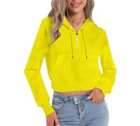 Nuaoxyeu Hoodies for Women UK Women's Sports Slim Fit Long Sleeved Quarter Zip Collar Hooded Sweatshirt Womens Sweatshirt Jackets for The Colour Purple