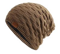 Nuaoxyeu Items Under 1 Pound Winter Hats for Women Women's Foldable Handmade Ear Warm Wool Cap Cotton Hat Knitted Hat Windproof Cold Sweat Hat Bargains of The Day Sale Khaki