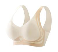 Nuaoxyeu Lightning Deals Sports Bras Women Seamless Non Wired High Impact Yoga Bras Casual Lightweight Pull On Push Up Bralettes with Wide Straps Breathable V Neck