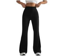 Nuaoxyeu Order Again from My Recent Orders Flared Yoga Pants for Women Stretch Sweatpants Cozy High Waist Leggings Casual Loose Tummy Control Workout Yoga Pants Seamless Gifts Under 5 pounds