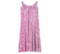 Nuaoxyeu Outlet Clearance UK Summer Dresses for Women 2025 Vacation Boho Floral Print Sundresses Spaghetti Strap Skirts Beach Casual Party Wear Pink