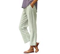 Nuaoxyeu Petite Yoga Pants Linen Trousers Womens Summer Pants with Pockets Casual Lightweight Loose Fit Palazzo Striped Baggy Lounge Bottoms Wide Leg Jogger My Orders