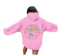 Nuaoxyeu Striped Jumper Women Meet Me At The Sea Zip Up Hoodie Women Long Sleeve Jackets With Pocket Top Fall Teen Girls Preppy Clothes Purple Christmas Jumper