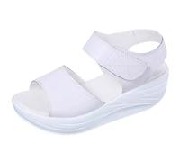 Nuaoxyeu Summer Sandals Women Women's Open Toe Platform Sandals Causal Lightweight Comfy Adjustable Ankle Backstrap Orthotic Cushion womens flip flops size 6