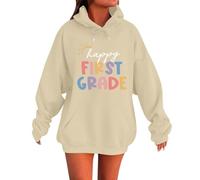 Nuaoxyeu Womens Sweatshirt Teacher Shirts for Women First Day Of School Shirt Teacher's Holiday Anniversary Outfit Graphic Tops Christmas Twelve Days Later Rose Gold