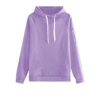 Nuaoxyeu Womens Sweatshirt Women's Autumn And Winter Fashion Plus Size Hooded Sweatshirt Christmas Jumper Running Jacket Women Womens Twelve Days Later Purple