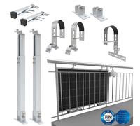 NuaSol balcony power station bracket railing mounting 1solar module photovoltaic