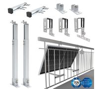 NuaSol balcony power station bracket railing mounting 1solar module photovoltaic