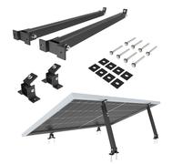 Nuasol elevation solar module holder balcony power plant flat roof facade PV