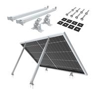 Nuasol elevation solar module holder balcony power plant flat roof facade PV