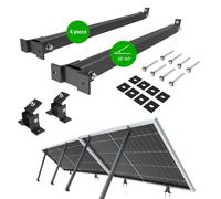 Nuasol elevation solar module holder balcony power plant flat roof facade PV