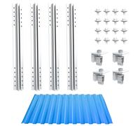 NuaSol photovoltaic trapezoidal sheet metal roof mounting set | T-profile 40 cm