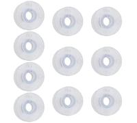 Nuatc 10Pcs Clear Bobbins Empty Bobbin Thread Winders Sewing Machine Threads Spool for Stitching Tailoring Sewing Bobbin