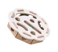 Nuatc Cats Felt Fabric Puzzle Toy for Kitten with Multiple Interactive Holes Mental Challenges Game Indoor Entertainment Cats Interactive Puzzle Toy