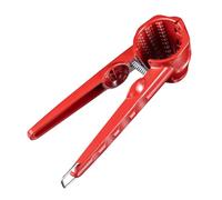 Nuatc Modern Nut Cracker Thickened Aluminum Double Openings Handheld Walnuts Pecan Plier Clip for Various Easy Operations Cracker