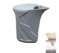 Nubamzy Camping Coffee Pot | 360ml Silicone Tea Pot,Pour Over Coffee Kettle with Valve - for Outdoor Camping Fishing Backpacking Picnic Beach Party Travel