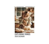 Nubamzy Cat Calendar - 12 Months Calendar - Funny Wall Planner for Agenda Scheduling Organization Decoration Planning Study Room School Home