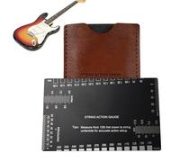 Nubamzy Guitar String Height Gauge - Precision Measuring Tool Quick - Guitar Ruler with Metric & Imperial Scales | for Nut Neck Repair Music Tremolo Fret Crowning