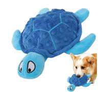 Nubamzy Pet Plush Sound Toy, Sea Turtle Dog Sound Chew Toys, Squeaky Dog Chewing Toy Dog Teething Toys for Puppy Medium