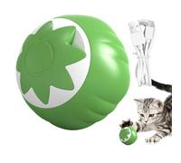 Nubamzy Rolling Smart Ball Cat Toy,Pumpkin Shape Indoor Boredom Relief Cat Ball - Teeth Grinding Rolling Ball Bite-Resistant For Home Pet
