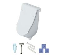 Nubamzy Wall Mounted Urinal | Commercial Wall Urine Diverter - Flushing Urinal with Lid for Outdoor Restroom Boys Kids Camping RV Garage Backyard Bathroom Outside