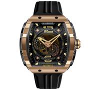 Nubeo Magellan NB-6087-06 - Man - 49 mm - Analogue - Automatic - Mineral Glass Black 49 mm