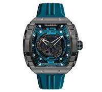 Nubeo Magellan NB-6087-07 - Man - 49 mm - Analogue - Automatic - Mineral Glass Blue 26 mm
