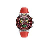 Nubeo Men's 48mm Opportunity Chronograph Star Trek First Contact Day Limited Edition Vulcan Ember Watch with Fkm Rubber Strap NB-6119-03