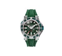 Nubeo Men's 50mm Manta Automatic Limited Edition Coral Green Watch with Silicone Strap NB-6120-02