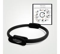 nubessa Pilates Ring 15 Inch Magic Circle with Dual Padded Handles | Durable for Home Workout, Fitness, Strength, Yoga, Body Toning & Pelvic Floor Exercise includes User Manual