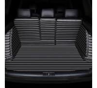 NUBHYYIO Car Full Coverage Boot Liner For Kia Sportage/Sportage Hybrid 2023 2024, Leather Trunk Mat Cargo Tray Liners Waterproof Anti Scratch Carpets Protector Pad Interior Accessories,B/Black-Beige