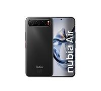 nubia Air Ultra-Thin Smartphone AMOLED Display 6.78" 1.5K 256GB RAM 20GB (8+12GB RAM Fusion), Triple Camera AI 50MP, Batt. 5000mAh, Water and Dust Resistant (IP68 & IP69), Titanimu Black