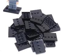 NUBLIXIP 50 Pcs Mini Figure Display Stands, 3x4 Bracket Plates with 4 Center Studs, Budget Replacement Base Compatible with Lego-Style Minifigures for MOC Builders & Casual Collectors