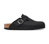 Nubuck Leather Clogs Birkenstock Boston Birko-Flor Noir 37