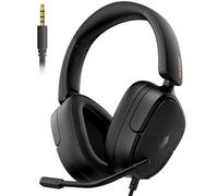 NUBWO HG04L Gaming Headset for PS5/PS4, Xbox Series X|S/Xbox One, Switch - 250g Lightweight, Clear Unidirectional Mic, Soft Memory Earmuffs, 3.5mm Jack for Gaming & Work - Black