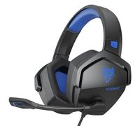 NUBWO N16 Gaming Headsets for Xbox, PS5, PS4, PC, NS, Mac - Over Ear Headphones with Microphone, Stereo Sound, Wired Xbox Headet with 3.5mm Audio Jack (Black Blue)