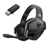 NUBWO Wireless Gaming Headset with Mic for Ps5 Ps4 PC, Zero Interference, 100-Hour Battery All-Day Play, 23ms Sync for Fortnite & Call of Duty/FPS Gamers, Triple Mode All Devices Compatible - Green
