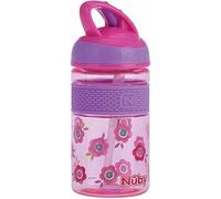 Nuby - 2 in 1 Tritan™ Hard-Spout Straw Cup - 360ml - Pink - 4 Years and Above