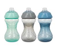 Nuby 3 Piece No-Spill Easy Grip Cup with Soft Flex Spout Clik It Lock