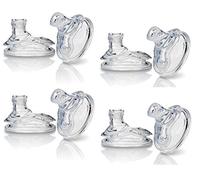 Nuby (4 Packs) 8 Count Super Spout No Spill Replacement Spouts Clear