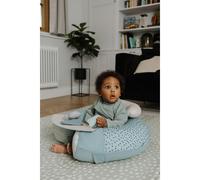 Nuby Animal Adventures Sit-Me-Up Baby Seat - Inflatable Sit & Play Floor Detachable Tray Machine Washable Suitable from 6 Months Plus, Multicolour,