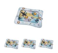 Nuby Animal Adventures Water Mat - Sensory Toys | Interactive Play | Machine Washable Cover | Suitable from 6 Months Plus (Pack of 4)