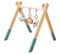 Nuby Animal Adventures Wooden Play Gym â Activity Baby Suitable from Birth with Toys for Sensory Development, One Size